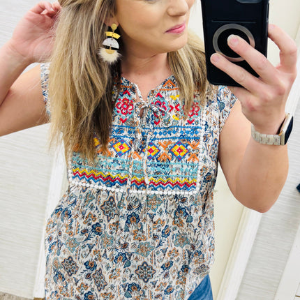 Teal Patricia Blouse