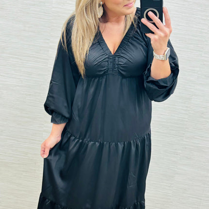Classic Black Maxi Dress