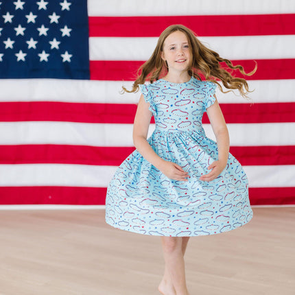 SALE Miss Americana (Mila's Version) Flutter Sleeve Twirl Dress