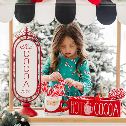 Christmas Candy 3/4 Sleeve Pocket Twirl Dress
