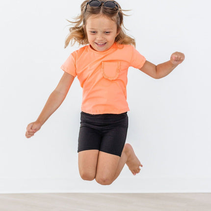 Black Twirl Shorts