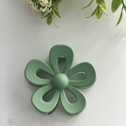 Matte Green Hair Clip