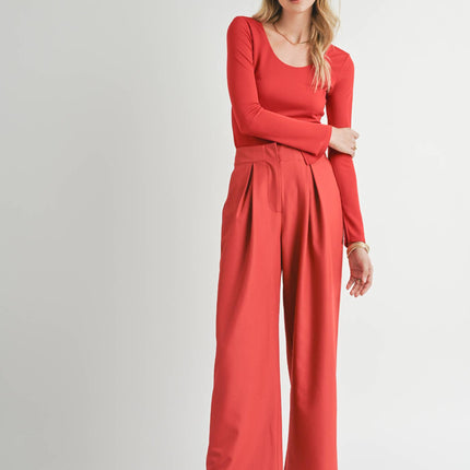 Garnet Wide Leg Trouser