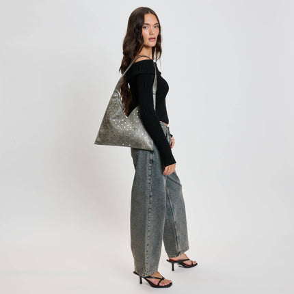 Studded Hobo Bag