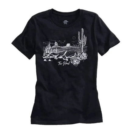 Tin Haul Desert Lines (Black) - Women's T-Shirt