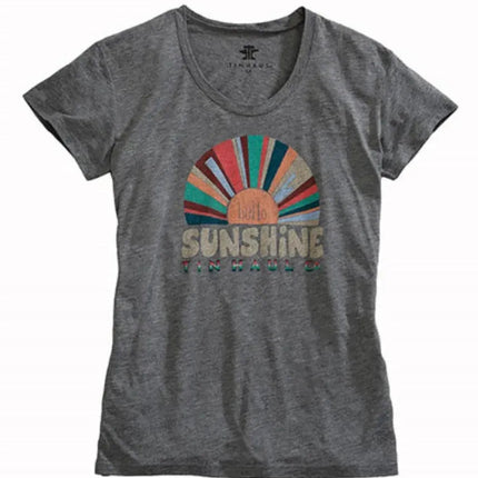 Tin Haul Hello Sunshine (Grey) - Women's T-Shirt