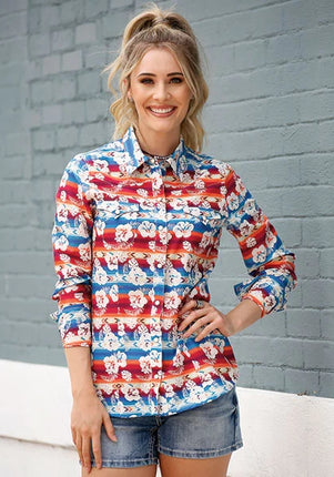 Tin Haul 1495 Hawaiian Serape (Multi) - Women's Western Shirt