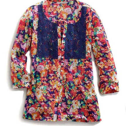 Tin Haul 0109 Floral Impression (Multi) - Women's Western Shirt