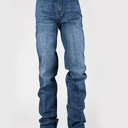 Tin Haul 525 Rachel Fit Horseshoe Pocket ( Denim Medium Wash )- Women's Jeans