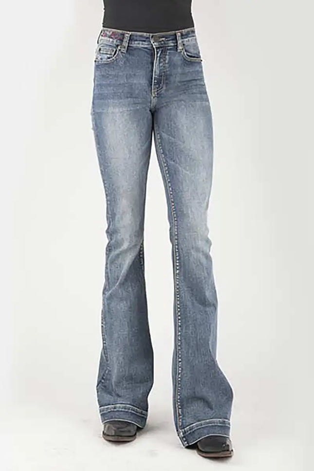 Tin Haul 595 Libby Fit Anvil and Hammer ( Denim Light Wash )- Women's Jeans