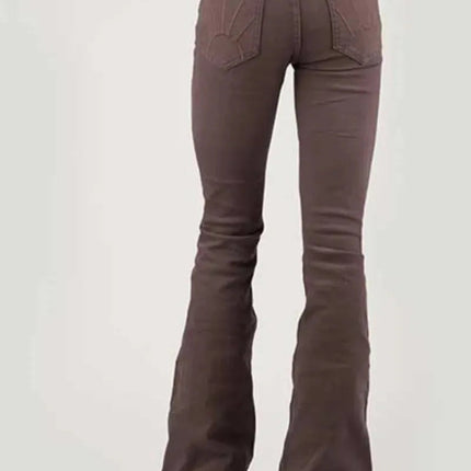 Tin Haul Libby High Raise Flare (Brown) - Women's Jeans (Closeout)