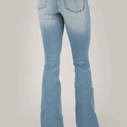 Tin Haul Libby High Rise Flare (Light Wash) - Women's Jeans
