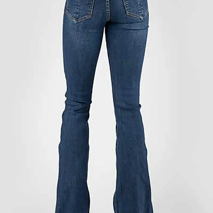 Tin Haul 595 Libby Fit Button Front ( Denim Dark Wash )- Women's Jeans