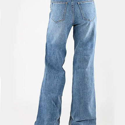 Tin Haul 870 Claire Wide Leg ( Denim Light Wash )- Women's Jeans