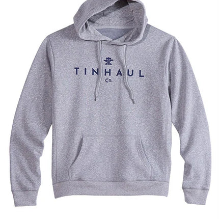 Tin Haul Anvil Logo (Grey) - Men's Hoodie Sweatshirt