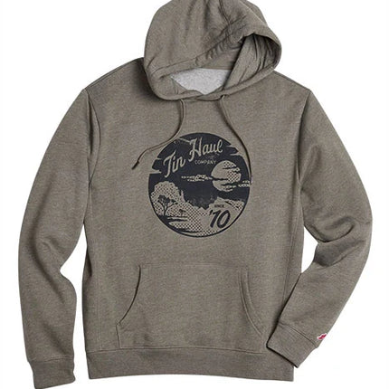 Tin Haul Desert Logo (Olive) - Men's Hoodie Sweatshirt