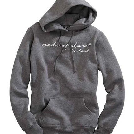 Tin Haul Script Print (Grey) - Women's Hoodie Sweatshirt