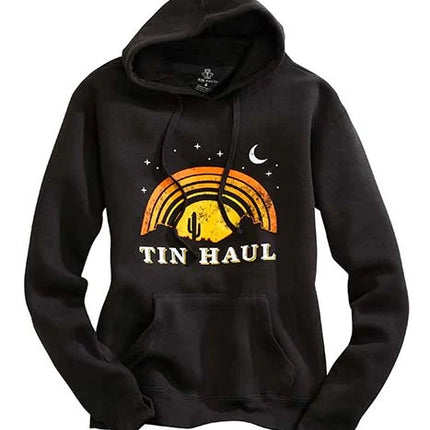 Tin Haul Night Sky Print (Black) - Women's Hoodie Sweatshirt