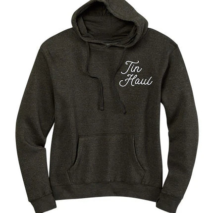 Tin Haul Embroidered Logo (Grey) - Women's Hoodie Sweatshirt
