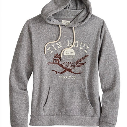 Tin Haul Roadrunner Print (Grey) - Women's Hoodie Sweatshirt
