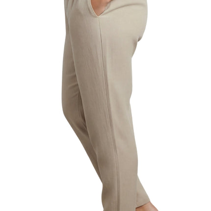 Women's Elastic Waist Pull On Jeans in Denim & Twill - Soft & Lightweight with a bit Stretch