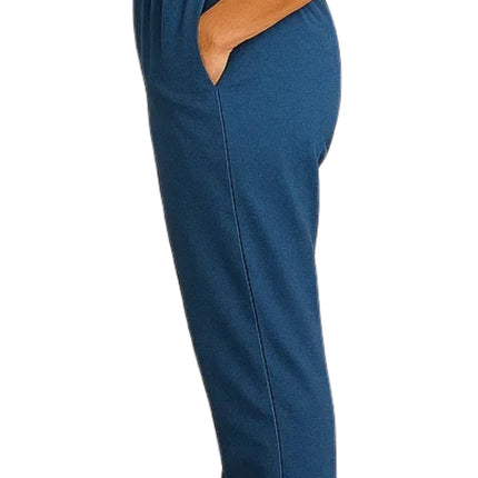 Women's Elastic Waist Pull On Jeans in Denim & Twill - Soft & Lightweight with a bit Stretch