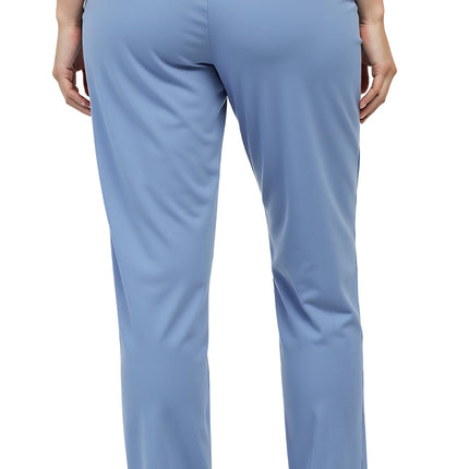 Women's Knit Pull on Pants - Cotton Blend with Flat Front waistband