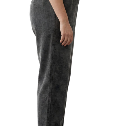 Womens Pull On Fine Wale Corduroy Pants with soft-covered elastic waist