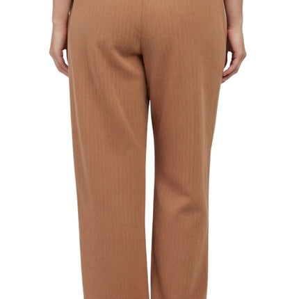 Womens Pull On Fine Wale Corduroy Pants with soft-covered elastic waist