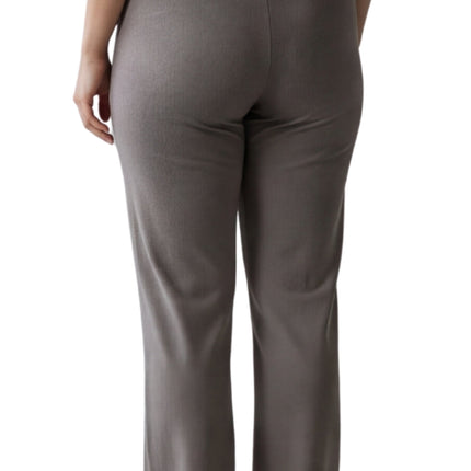 Women's Pull-on Cotton Stretch Bootcut Flare Leggings with a Crossover waistband