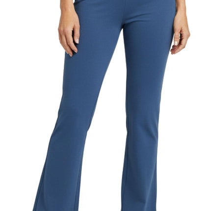 Women's Pull-on Cotton Stretch Bootcut Flare Leggings with a Crossover waistband