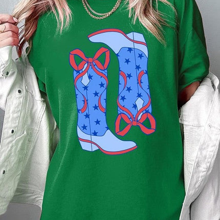American Cowgirl Boots Graphic Plus Tee