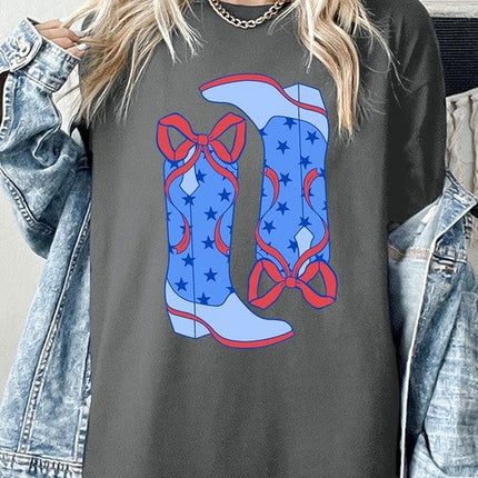 American Cowgirl Boots Graphic Plus Tee