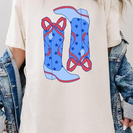 American Cowgirl Boots Graphic Plus Tee