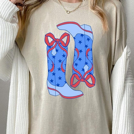 American Cowgirl Boots Graphic Plus Tee