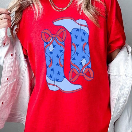 American Cowgirl Boots Graphic Plus Tee