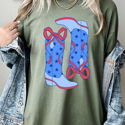 American Cowgirl Boots Graphic Plus Tee