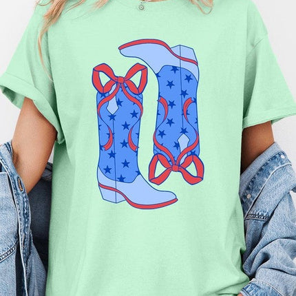 American Cowgirl Boots Graphic Plus Tee