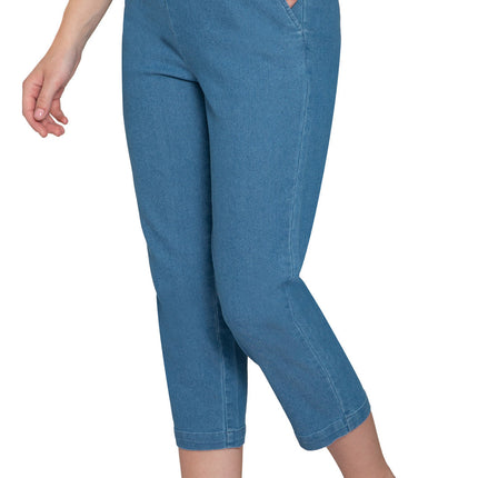 Women's Stretch Denim Capris– Lightweight Stretch