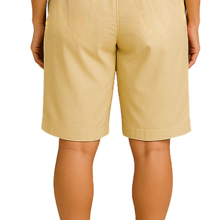 Women's Easy Pull on Bermuda Shorts in Denim and Twill
