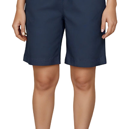 Women's Pull On Denim & Twill Shorts with stretch waist - No zipper or buttons