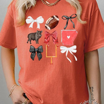 Arkansas Football Graphic Plus Heavy Cotton Tee