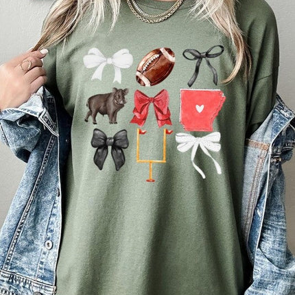 Arkansas Football Graphic Plus Heavy Cotton Tee