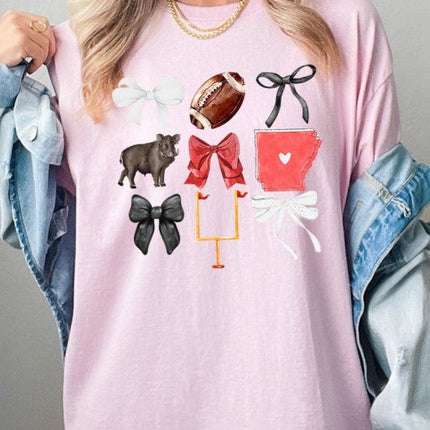 Arkansas Football Graphic Plus Heavy Cotton Tee