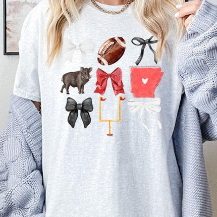 Arkansas Football Graphic Plus Heavy Cotton Tee