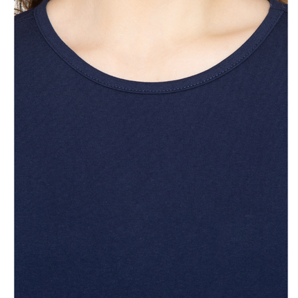 Women's Classic Comfort Fit 3/4 Sleeve length Crew Neck Jersey knit T-Shirt