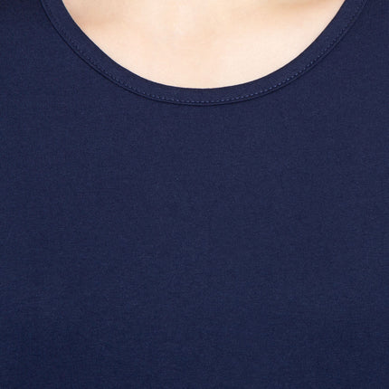 Women's Relaxed Fit Short-Sleeve Crew neck knit Tee Shirt