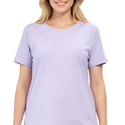 Women's Relaxed Fit Short-Sleeve Crew neck knit Tee Shirt