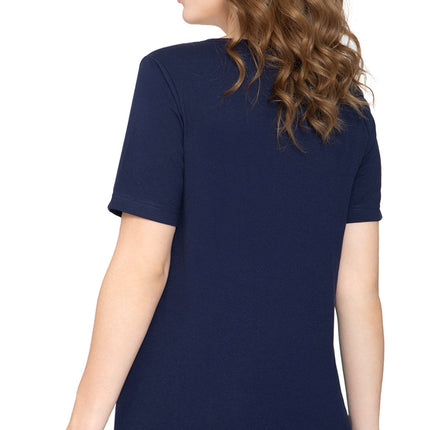Women's Perfect Short-Sleeve V-Neck Tee Shirt - Cotton blend and Wrinkle Resistant
