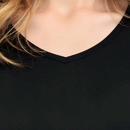 Women's Perfect Short-Sleeve V-Neck Tee Shirt - Cotton blend and Wrinkle Resistant